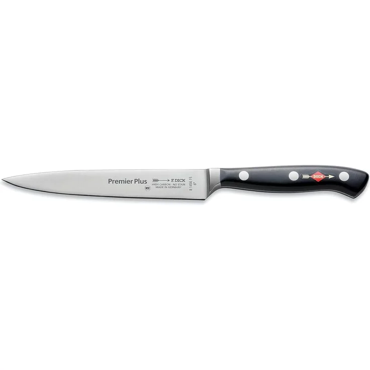 F. DICK Tranchiermesser Dick Tranchiermesser Premier Plus Küchenmesser Klinge 15 cm, Stahl