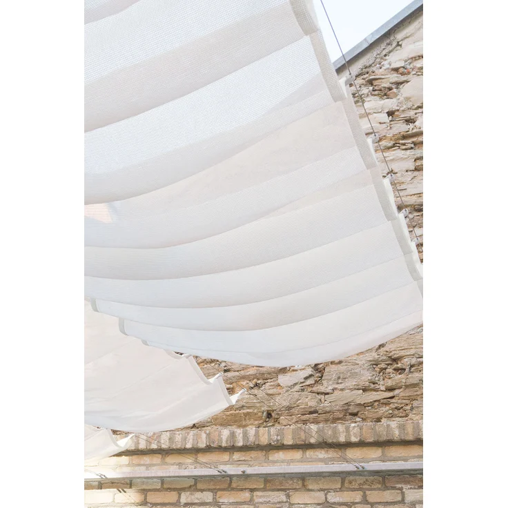 Sonnensegel Lysel Netty weiß (BxH) 80 x 360 cm – Bild 5