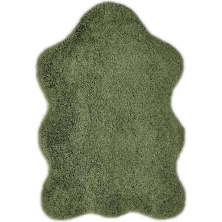 LUXOR living Fellteppich Novara, fellförmig, Höhe: 30 mm, Kunstfell, weiche Kaninchenfell-Haptik, waschbar, auch als 2er Set – Bild 5