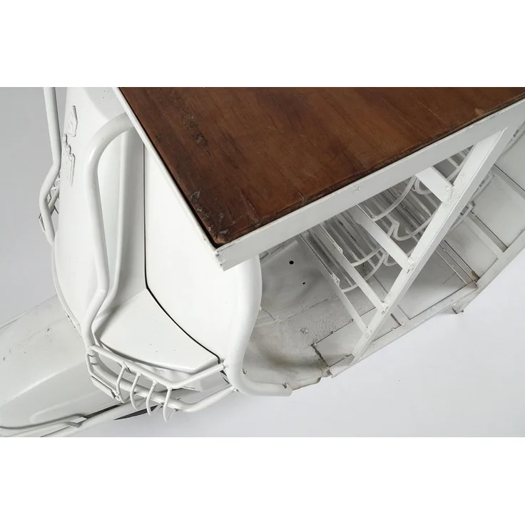 Kobolo Regal Weinregal SCOOTER aus Mango-Holz und Metall – Bild 5