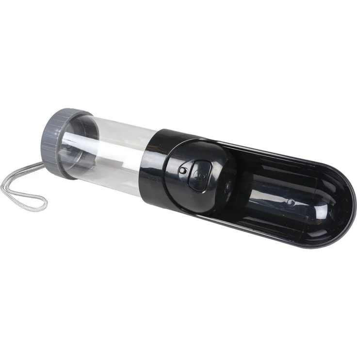 Duvo+ Wasserflasche Compact schwarz, 6,5 x 6,5 x 18,5 cm – Bild 1
