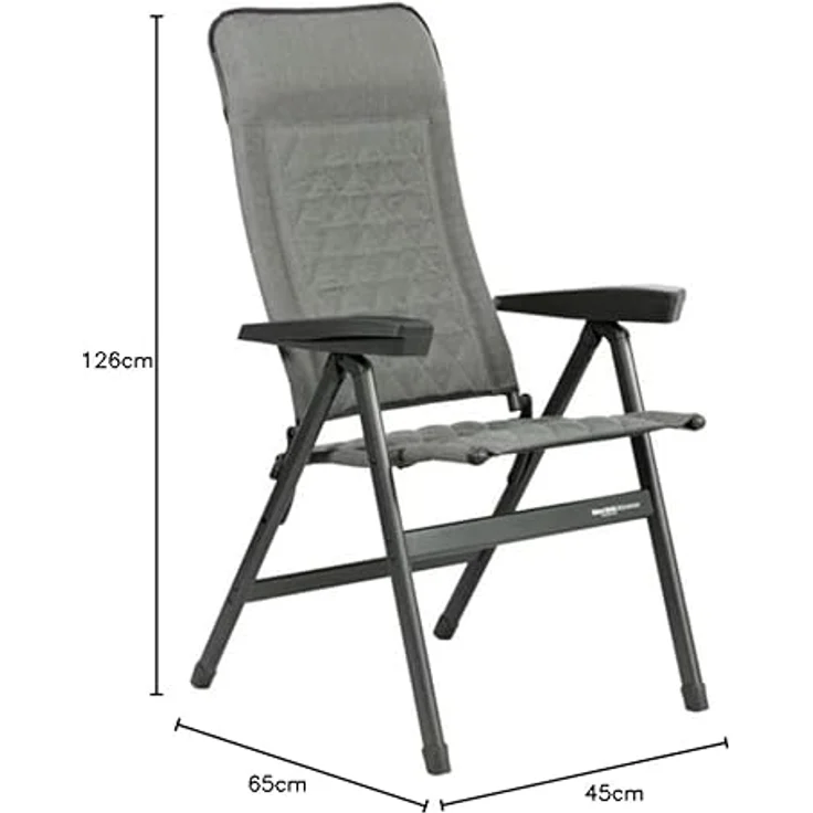 Westfield Outdoors Klappstuhl Advancer Lifestyle, Grau – Bild 3
