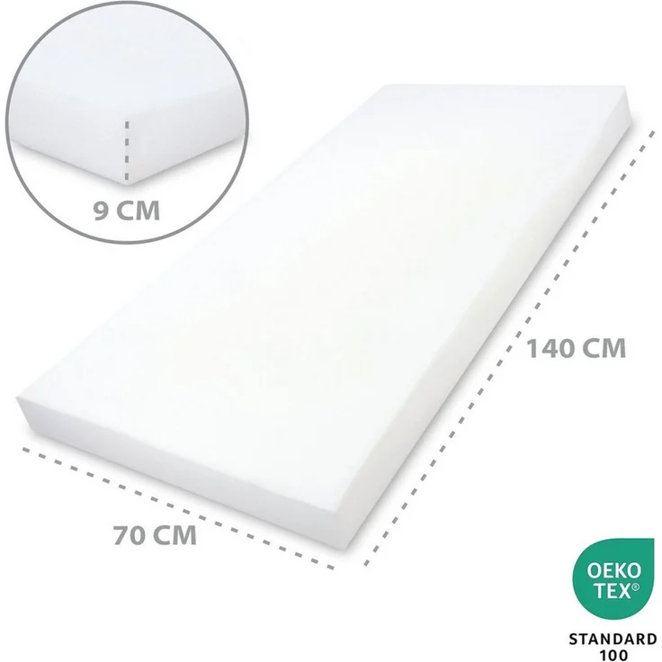 Babymatratze Matratze Kinderbett Mattress - Kindermatratze für Babybett, Totsy Baby – Bild 2