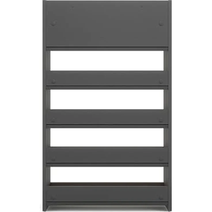 KOMTO Schuhregal Elexis 5 Schmal - Schuhablage Flur mit 5 Ebenen Offener Schuhschrank, Schuhschrank Schuh Organizer Platzsparend, 60 x 25 x 98 cm – Bild 7