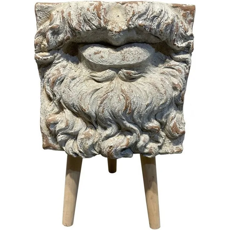 HTI-Living Pflanzkübel Pflanzgefäß Apollon Blumenkübel Mund (Stück, 1 St, 1 Pflanzgefäß ohne Dekoration), Übertopf griechische Dekoration