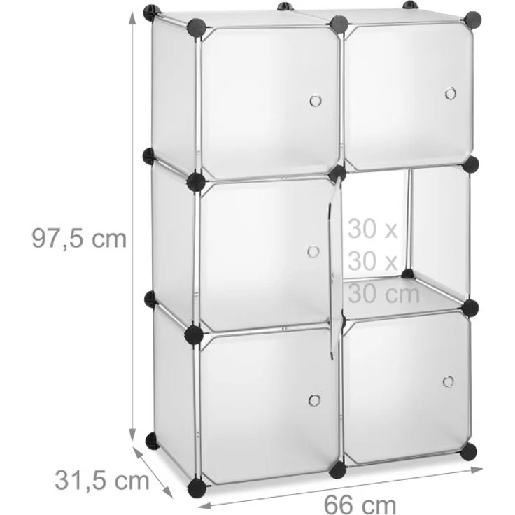 Regalsystem mit 6 Türen – Bild 4