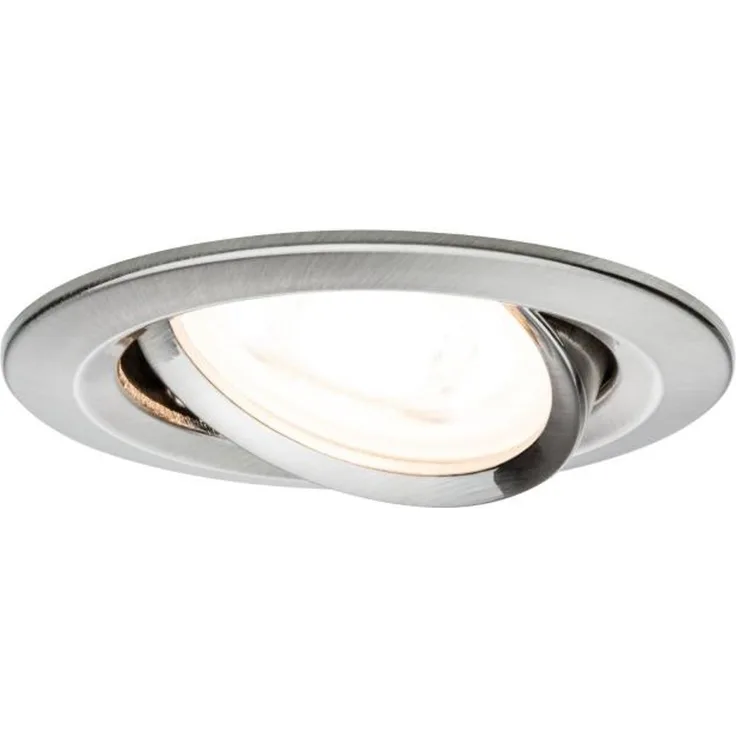 Paulmann No. 93464 Einbauleuchte LED Nova 1x6,4W GU10 Eisen gebürstet 3-Stufen dimmbar