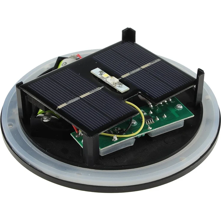 LED Solar Kugelleuchte 25cm Ø "SK25 W" IP44, Warmweiß / 3000K – Bild 3