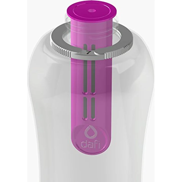 Dafi POZ00968 Wasserfiltration Flasche 0 5 l Pink Transparent – Bild 3
