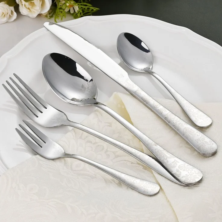 Faizee Home Besteck-Set Besteck-Set Faizee Home mit Ornament-Design, mehrfarbig – Bild 2