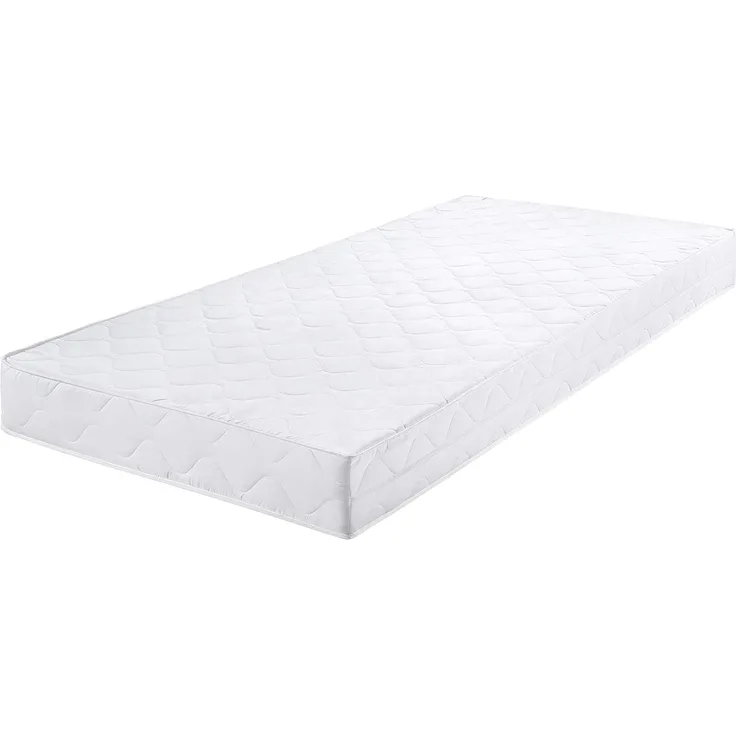 Badenia Bettcomfort Tonnentaschenfederkernmatratze, Polyester, weiß, 100x200 cm