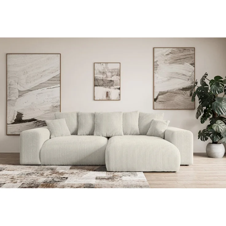 ALTDECOR Ecksofa ESKAR-L, Couch mit Schlaffunktion, Wohnzimmer - Wohnlandschaft, Corner Sofa Bett Eckcouch Couch L-Form Schlafcouch Ausziehbar – Bild 1