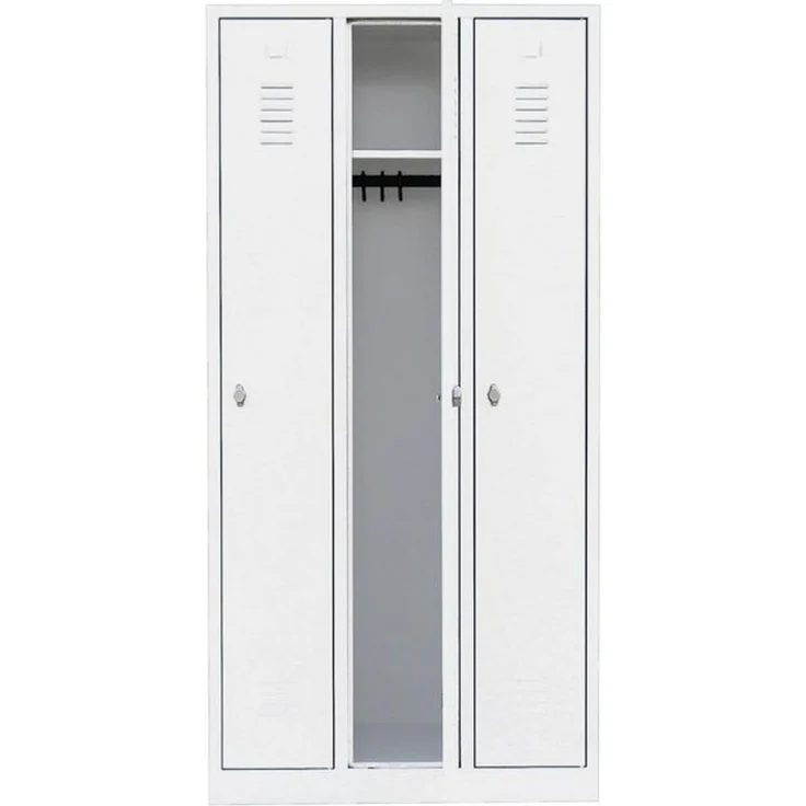 Steelboxx Spind für 3 Personen Kleiderspind Personalschrank 180x88,5x50cm (1-St) Komplett verschweißt und montiert- keine Montage erforderlich – Bild 4