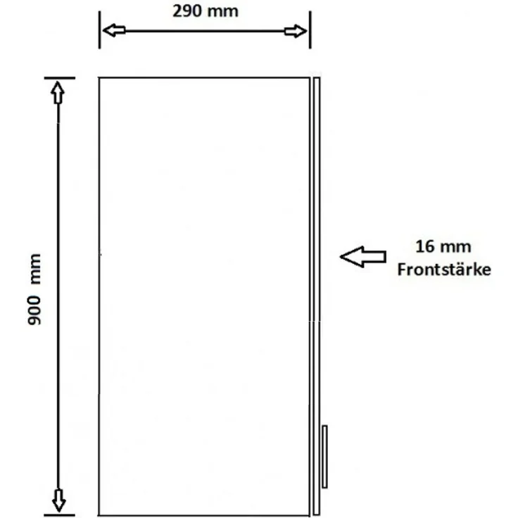 Küchen Hängeschrank 40 cm - Höhe 90 cm ARIA Sandgrau ultra matt + Weiss matt, hochwertige Fronten mit Anti Fingerprint Beschichtung Küchenzeile Küchenblock – Bild 4