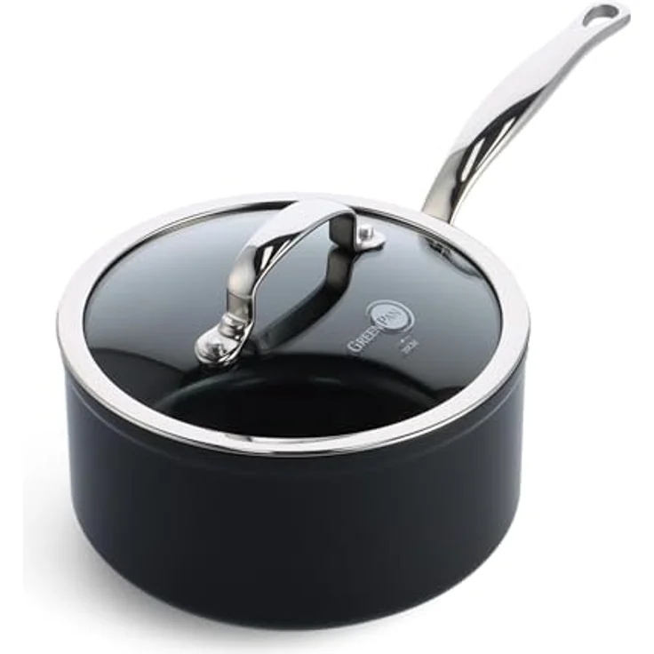 GreenPan Barcelona Pro Kochtopf 20cm Schwarz – Bild 1