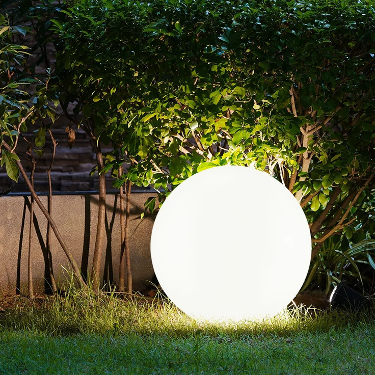 4er Set LED Solar Kugel Stecklampen Durchmesser 20 cm, SOLAR – Bild 6