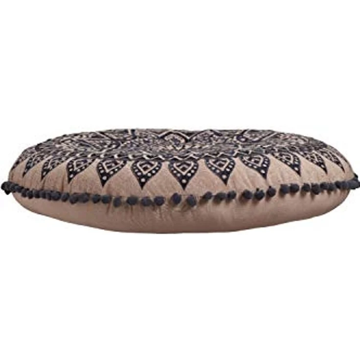 Marrakesch Orient & Mediterran Interior Pouf Arabisches Bodenkissen Aziza 55cm, Sitzkissen, Sitzpouf, Handarbeit – Bild 2
