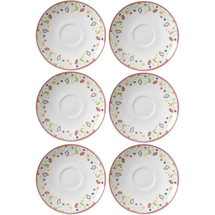 Ritzenhoff & Breker SHANTI Kaffeeuntertasse 16 cm 6er Set