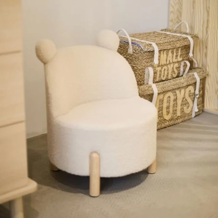 Childhome Teddy Stuhl - Offwhite Weiß off white – Bild 6