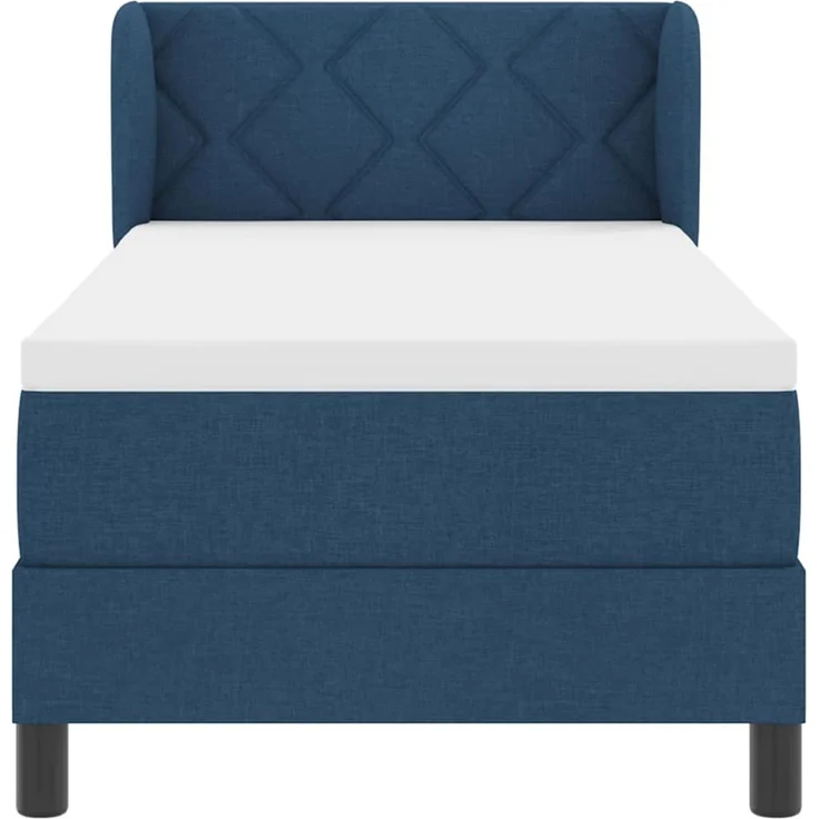 vidaXL Boxspringbett mit Kopfteil Blau 80 x 200 cm Stoff 3340058 – Bild 7