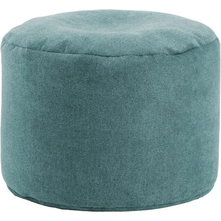 mokebo Pouf Der Ruhepouf (aus Webstoff), Sitzhocker, Bodenkissen, Fußhocker, Hocker, Sitzkissen in Petrol – Bild 5