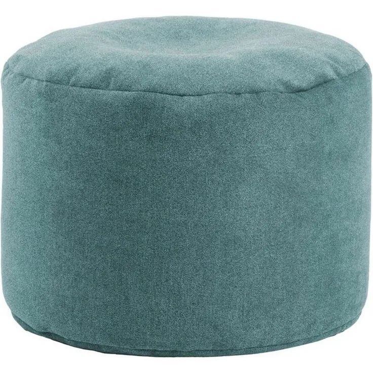 mokebo Pouf Der Ruhepouf (aus Webstoff), Sitzhocker, Bodenkissen, Fußhocker, Hocker, Sitzkissen in Petrol