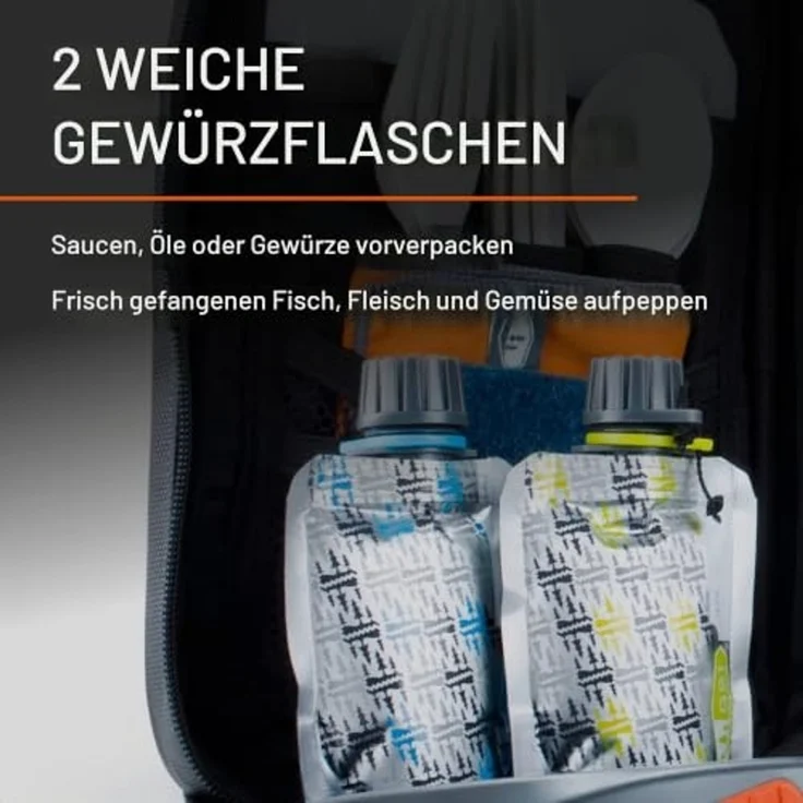 GSI Outdoors 90104 Acetal Copolyester Nylon Polyethylen utensil Set Mehrfarben 195 6 mm 88 9 mm 297 2 mm – Bild 6
