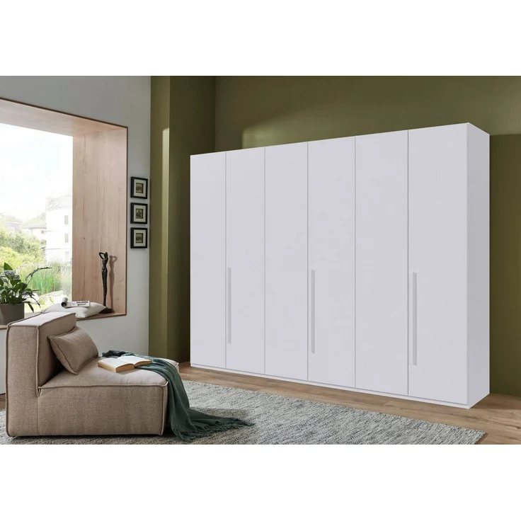 Wimex Drehtürenschrank Kleiderschrank London, in den Breiten 180cm, 225cm oder 270cm (mit verschiedenen Griffen in goldfarben, silberfarben oder schwarz) wahlweise mit Basic- oder Premium-Ausstattung erhältlich – Bild 2