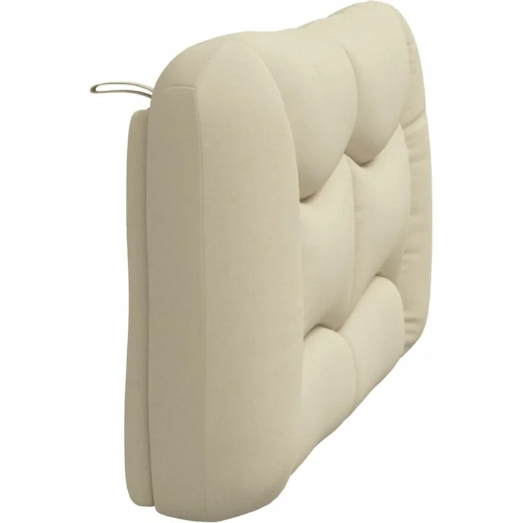 vidaXL Kopfteil-Kissen Creme 120 cm Stoff – Bild 7
