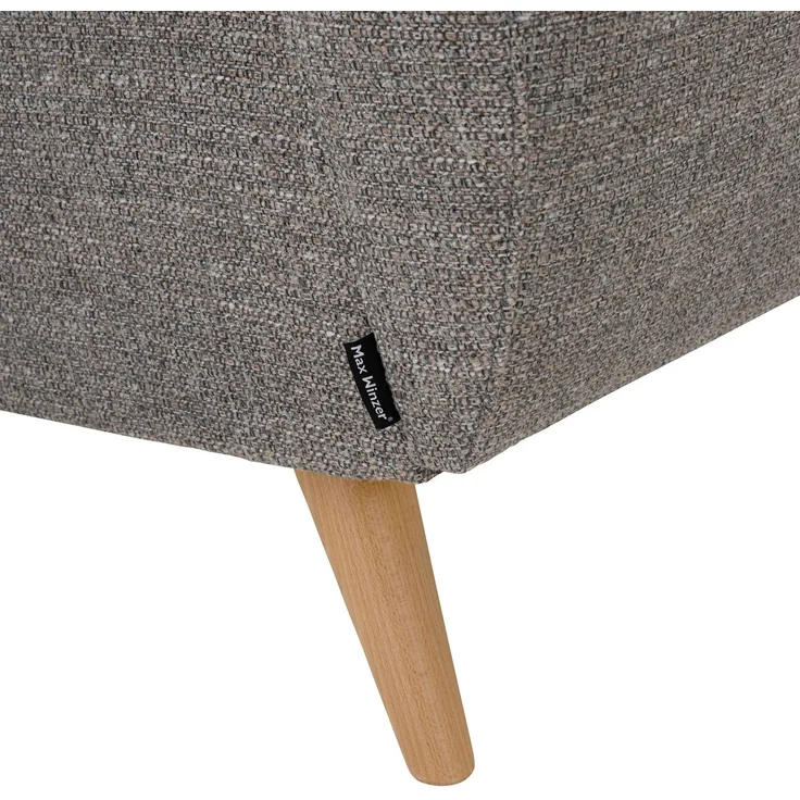 Sofa 3-Sitzer mit Bettfunktion Kazdoia Flachgewebe grau – Bild 8
