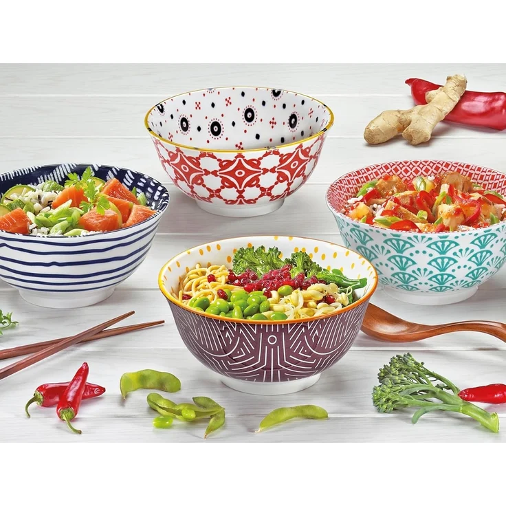 Bowl Schüssel Dessert-Schale Müslischale Ø18cm cilio AMICI Kacheln 107814 – Bild 2