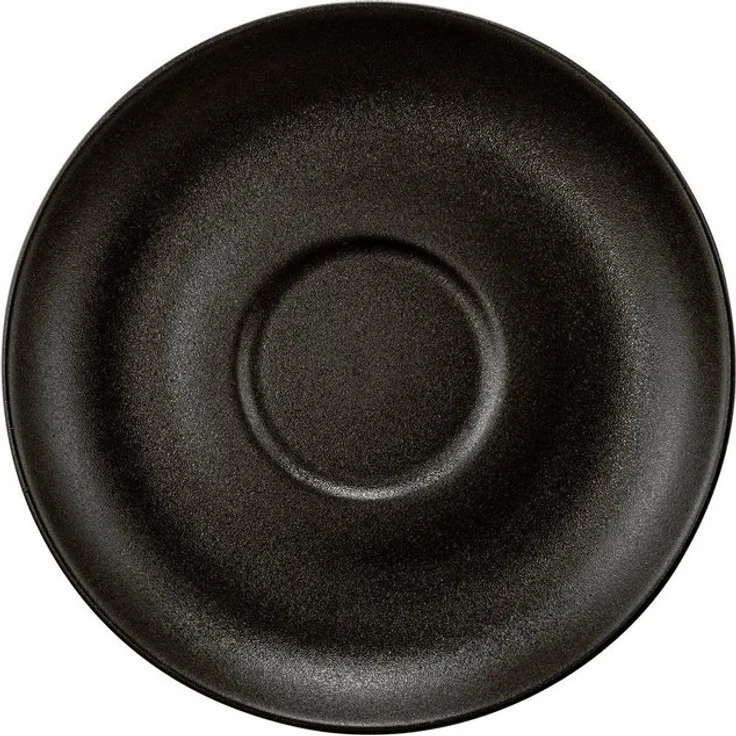 Seltmann Weiden Untertasse Liberty - Velvet Black, (1 St), Teeuntertasse 13 cm – Bild 3