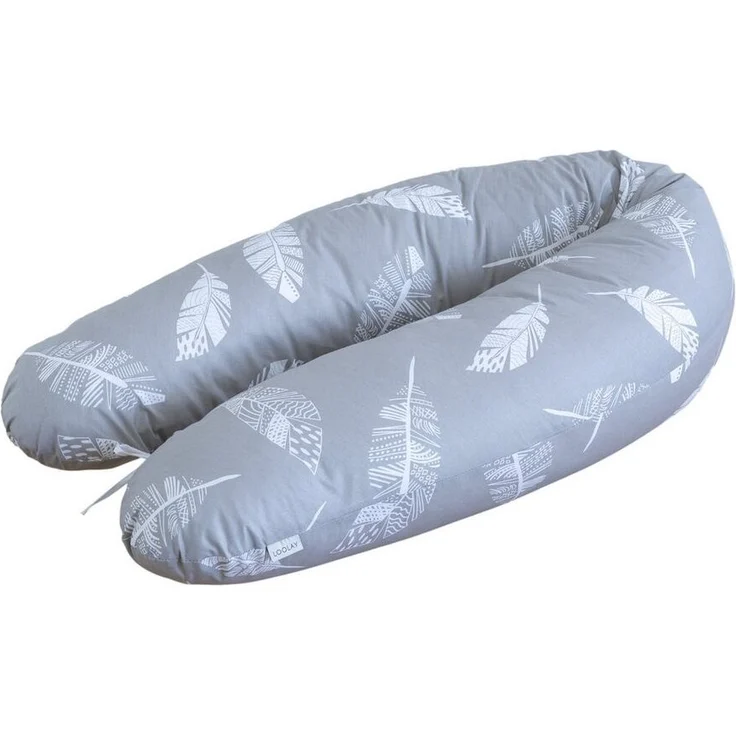 Loolay Seitenschläferkissen M/ L oder L/ XL Schwangerschaftskissen Stillkissen Schlafen Kissen, M/ L oder L/ XL Lagerungskissen + 100% Baumwolle Bezug 170 und 190 cm, Standard & X-LARGE Kissen SUPER Geschenk für Schwangern Seitenschläfer, LOOLAY® - 100... – Bild 1
