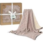 Babydecke Kuscheldecke 90x70 cm aus 100% BIO Baumwolle, SEI Design, in hübscher Geschenk-Verpackung