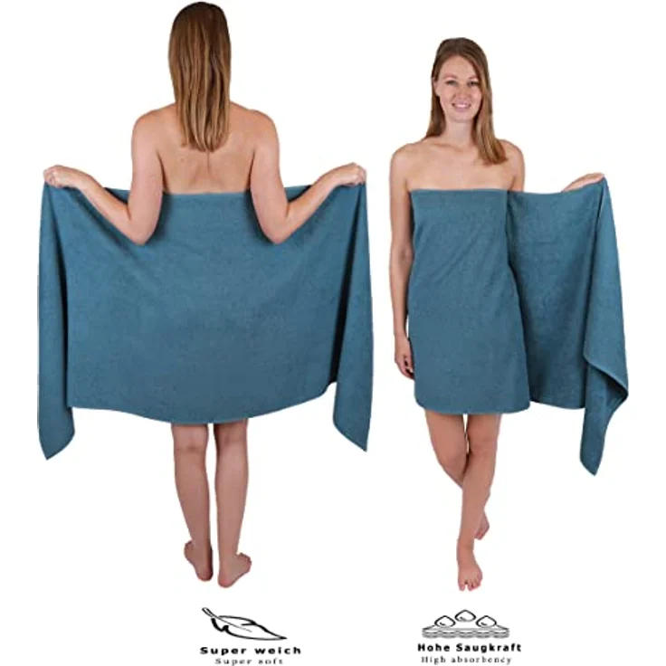 Betz Saunatuch 2 Stück Saunatücher XXL Berlin Größe 70x200 cm, 100% Baumwolle (2-St) – Bild 6