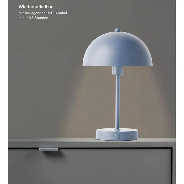 mokebo Tischleuchte Der Leuchtturm, Warmweiß, Tischlampe kabellos, aufladbar, dimmbare vintage LED-Lampe mit Akku – Bild 3