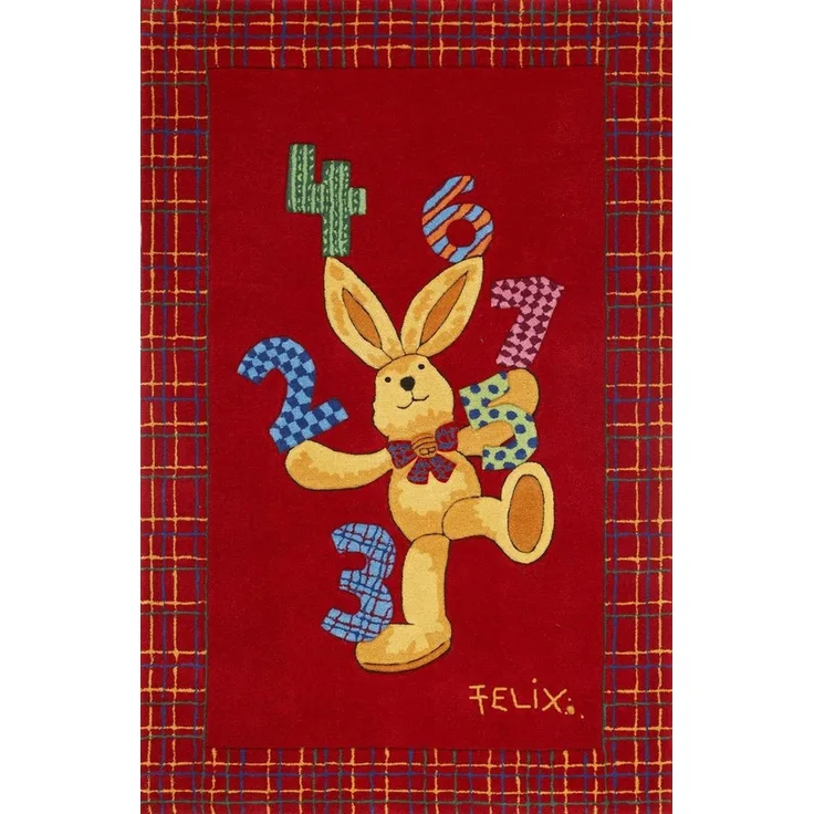 Felix Kinderteppich Felix der Hase, rechteckig