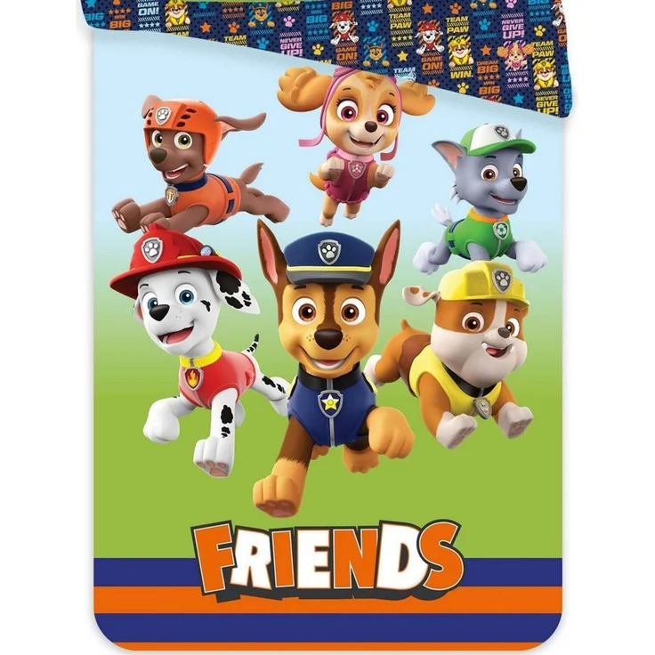BrandMac Bettwäsche PAW Patrol - FRIENDS - Bettwäsche-Set, 135x200 & 80x80, Baumwolle, 100% Baumwolle – Bild 3