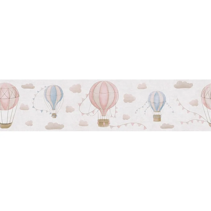 A.S. Création Bordüre 771351 Bordüre Vlies Creme 5.00 m x 0.13 m Lilly & Luis Kinderzimmer – Bild 1