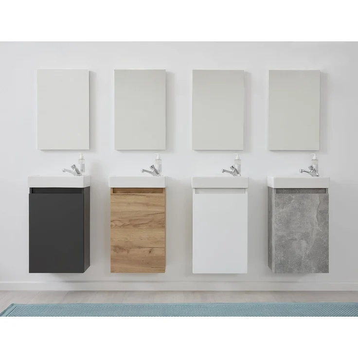Badmöbel Set 3-teilig Champ grau 40 cm – Bild 8