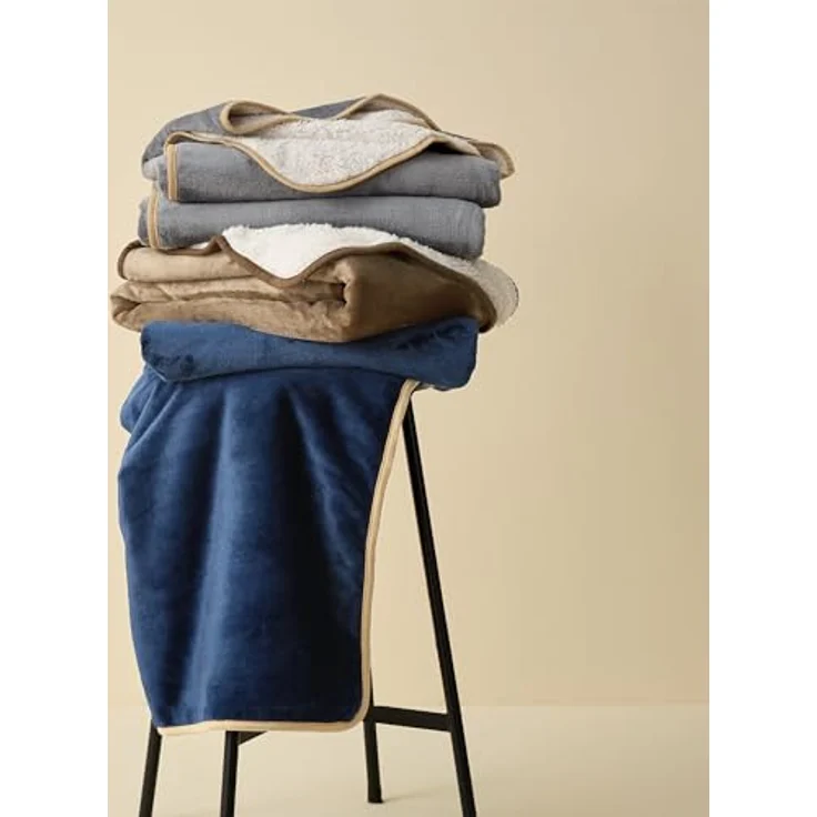 Lesure wasserdichte Hundedecke Grosse Hunde - 152x127 cm Outdoor Hundedecke waschbar, Hundedecke Sofaschutz aus Sherpa Fleece, Katzendecke flauschig und weich, cremefarben – Bild 9