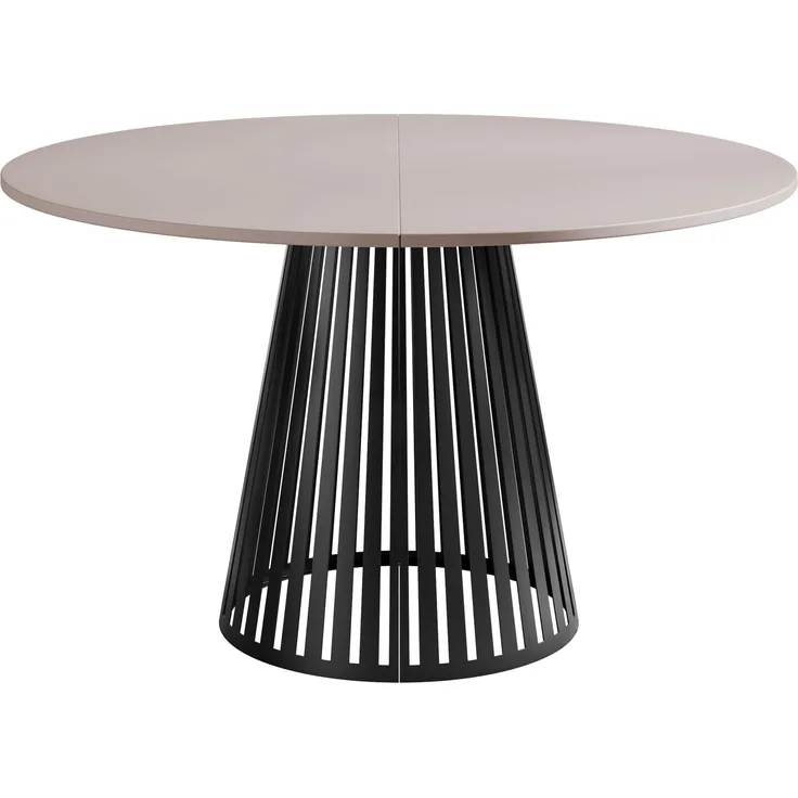 Esstisch Cumair 120 (Farbe: Schwarz / Cashmere)