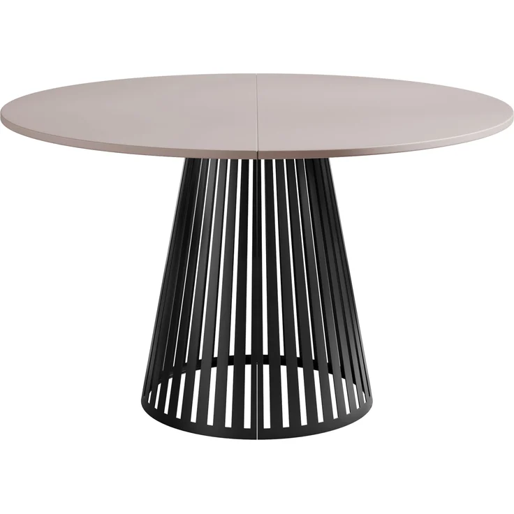 Esstisch Cumair 120 (Farbe: Schwarz / Cashmere) – Bild 1