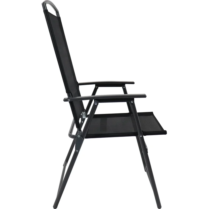 VCM Gartenstuhl Camping 917599 Anthrazit H. 105 x B. 61 x T. 56 cm – Bild 3