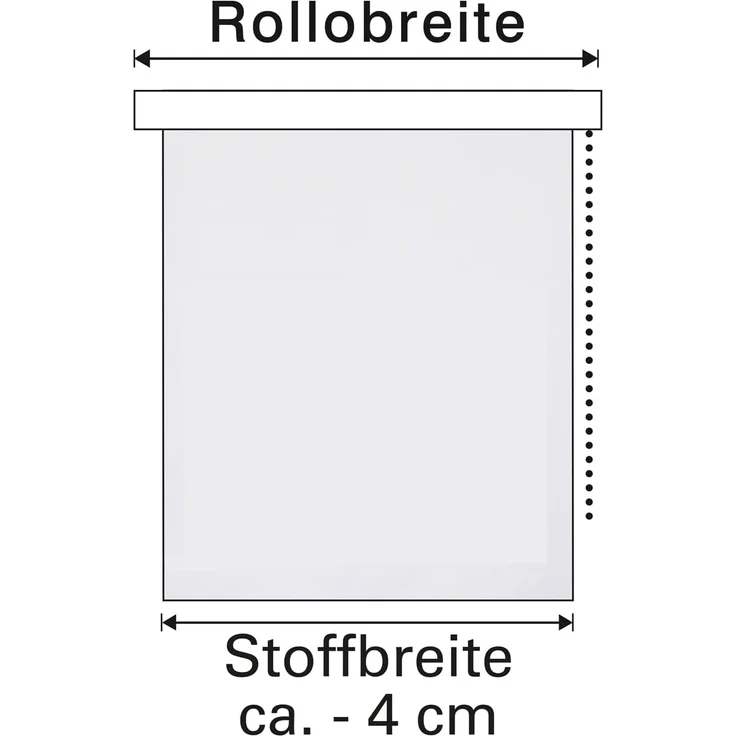 Seitenzugrollo Duo Klemmrollo Easyfix, my home, Lichtschutz, ohne Bohren, freihängend, Klemmfix, halbtransparent, vormontiert auf Montageschiene – Bild 2