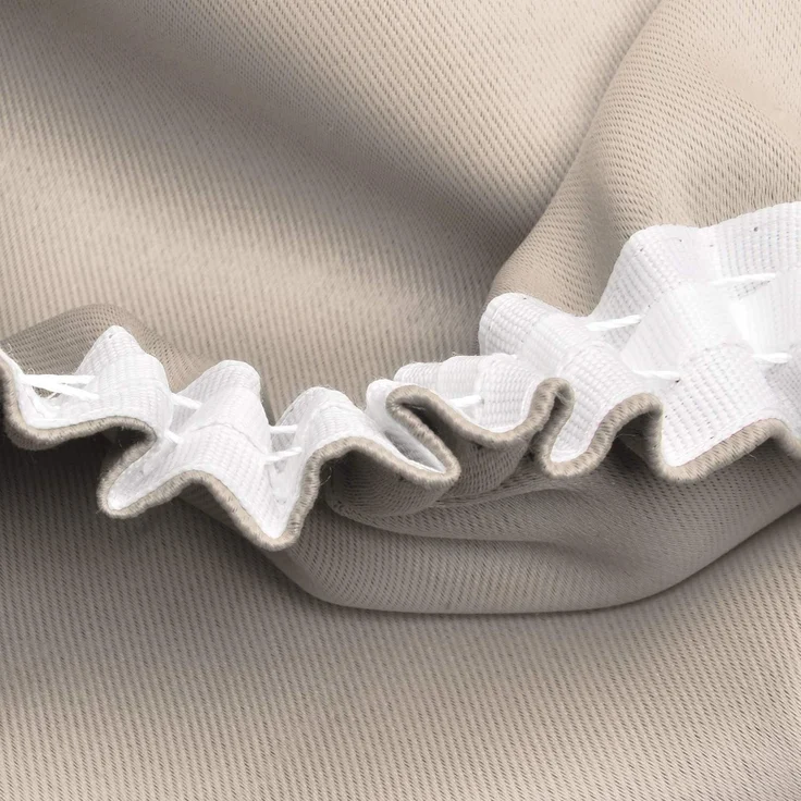 Beautissu Vorhang Amelie Nora, 2er Set Kräuselband Verdunkelungsvorhang 140x245cm – Bild 6