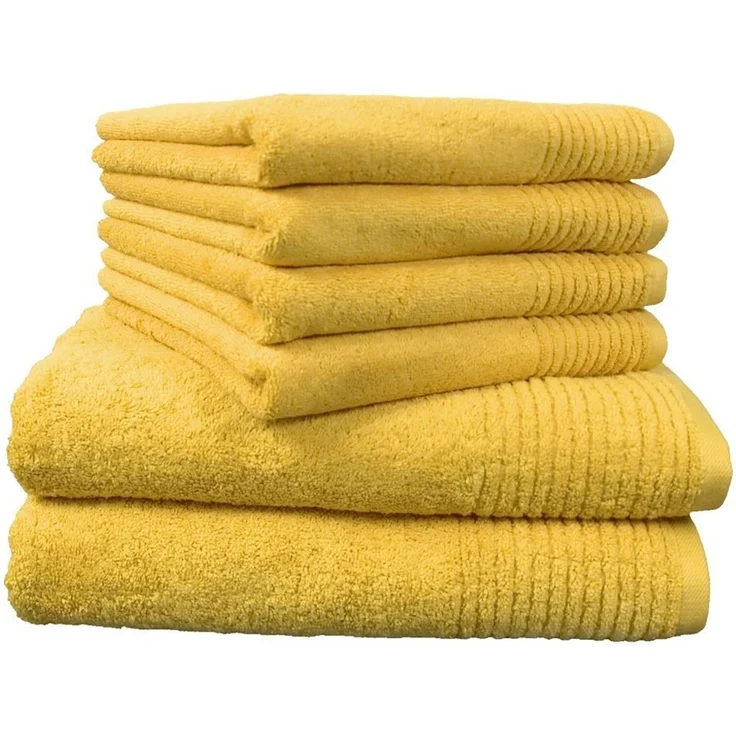 Dyckhoff Handtuch Set Brillant, Walkfrottee (Set, 6-St), mit Streifenbordüre,4 Handtücher (50x100cm), 2 Duschtücher (70x140cm) – Bild 5