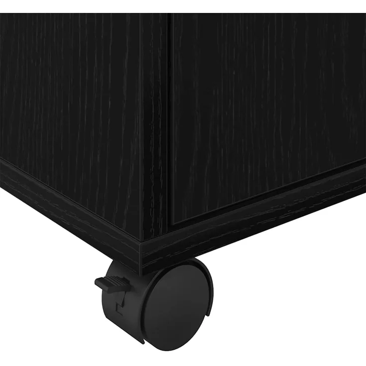 vidaXL Rollschrank Schwarze Eiche 45 x 38 x 54 cm Holzwerkstoff 862670 – Bild 9