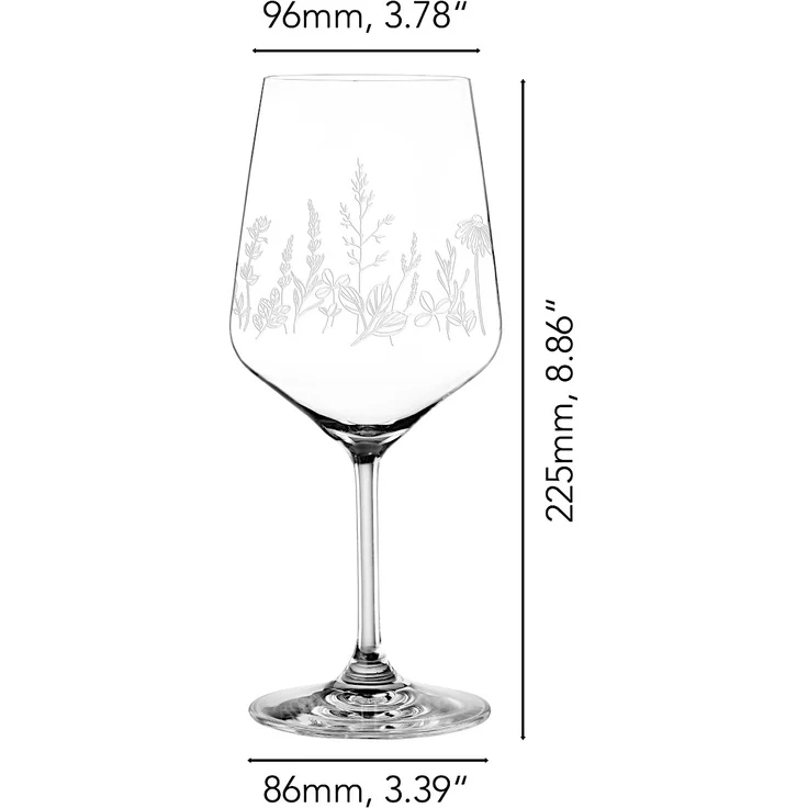 NACHTMANN 105722 TATTOO BOTANICAL WHITE Spritz/Wein Glas 2er Set – Bild 2