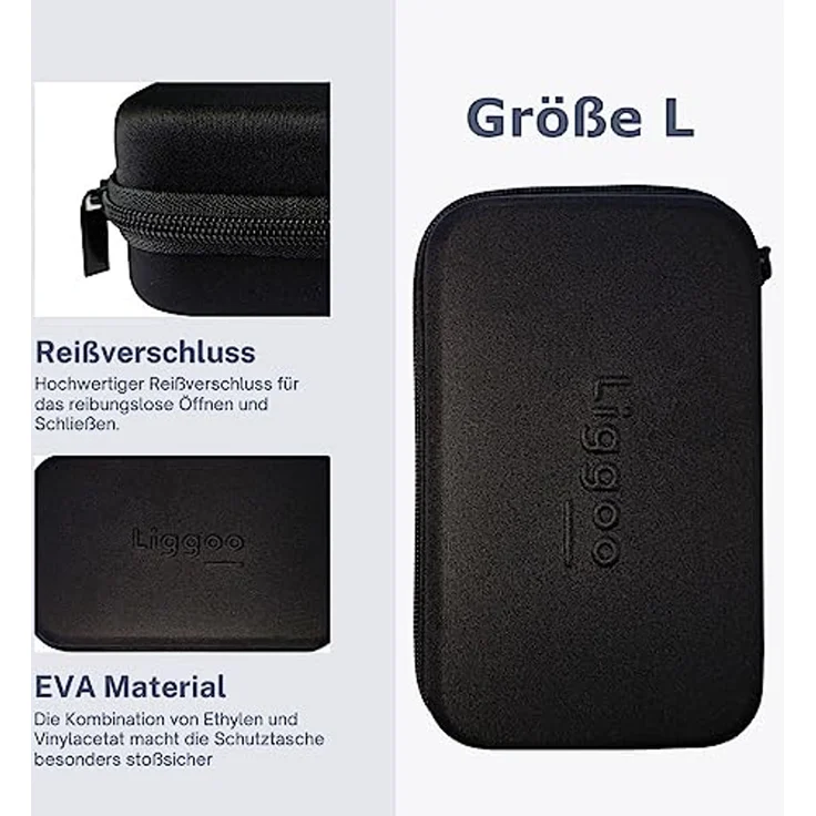 Provance Organizer Schutztasche für One Blade 180x100x60 mm Schwarz (L), EVA Material – Bild 5